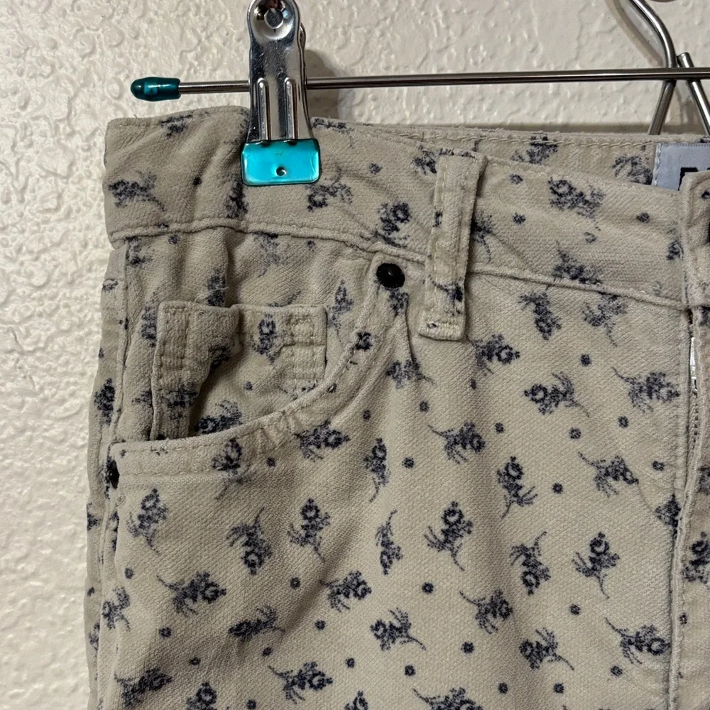 BDG Floral Velveteen Flare Pants Size 28 - Picture 4 of 7